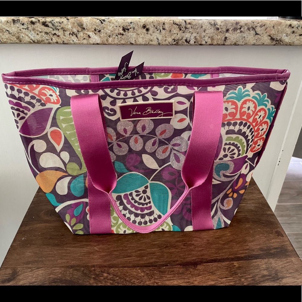 Vera Bradley mesh purple bag